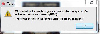 4010 error itunes 4010 error itunes