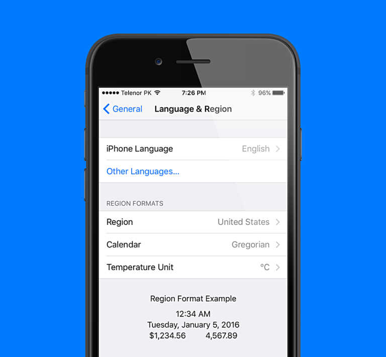 How to Change the Language and Region Settings on Your iPhone? 3