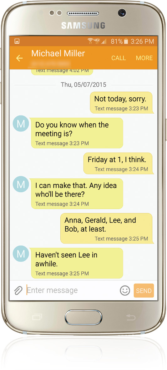 How to Reject Text Messages On Galaxy S6? 2 How to Reject Text Messages On Galaxy S6? 1