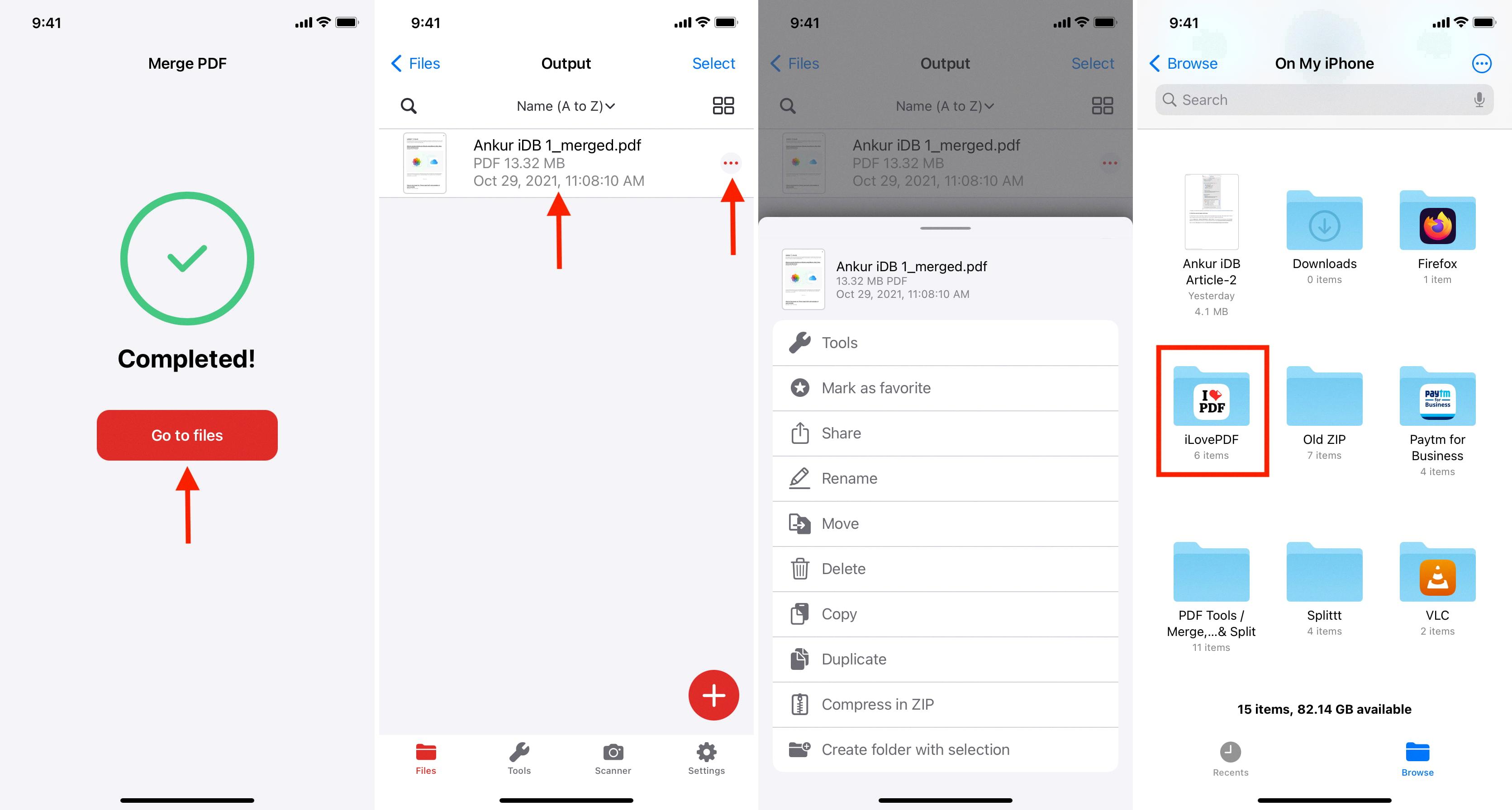 How to Combine PDF Files on iPhone? 5