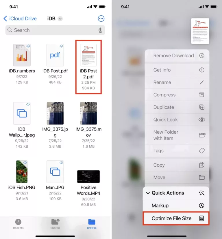 How to Reduce PDF File Size On iPhone? 1