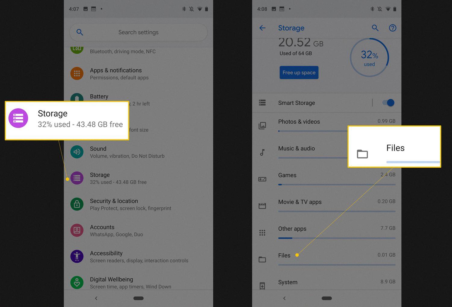 how to send files from android to iphone