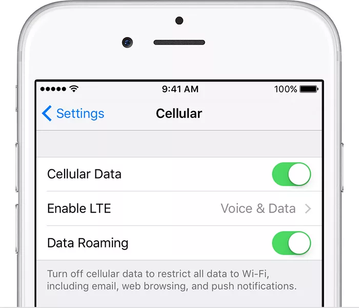 How to Troubleshoot iPhone 6 No Internet Connection? 1