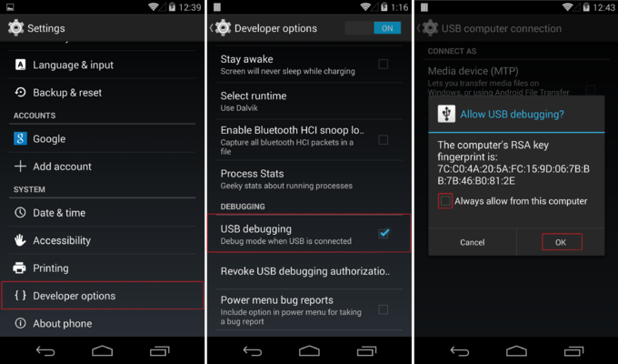 How to Enable Usb Debugging on Android with Broken Screen? 2 How to Enable Usb Debugging on Android with Broken Screen? 1
