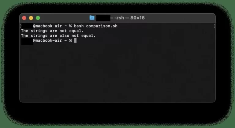 Bash Does Not Equal: Understanding the 'Not Equal To Operator' in Bash 11