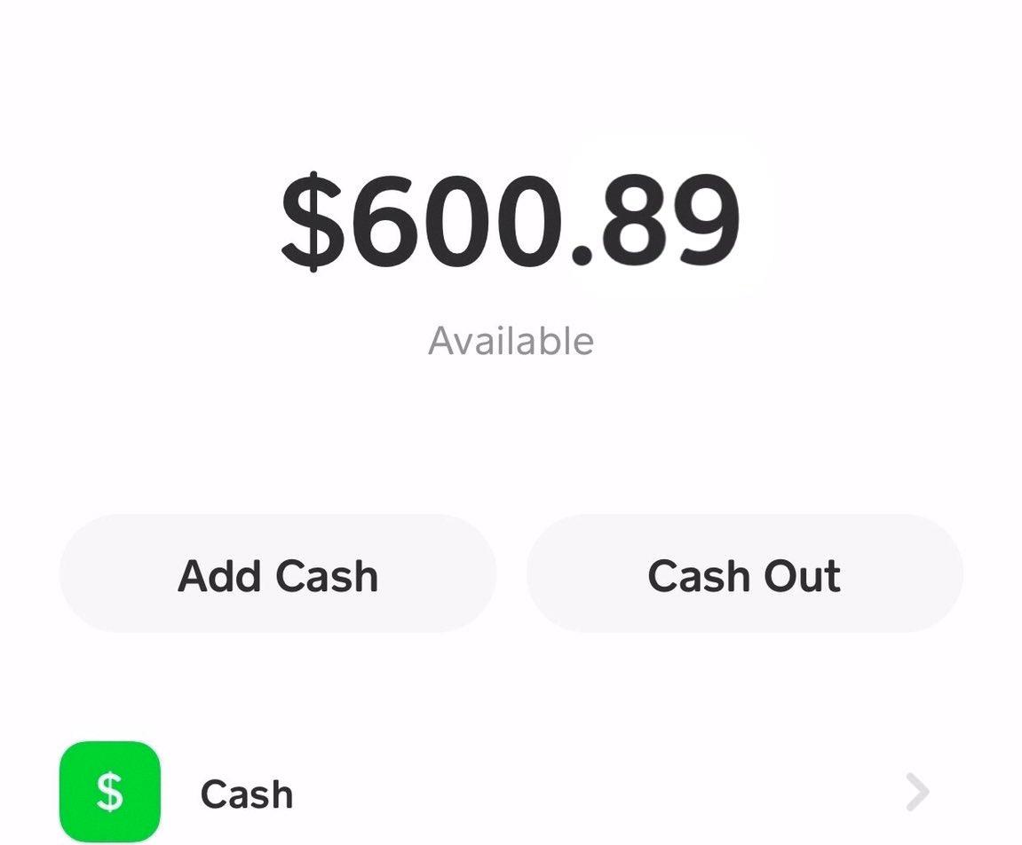 cash app fee for 600