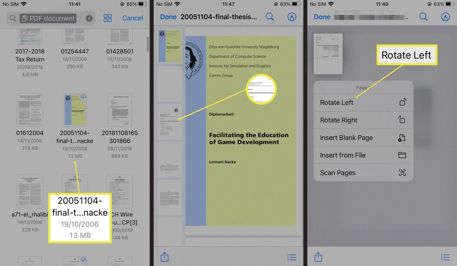 edit pdf on iphone free