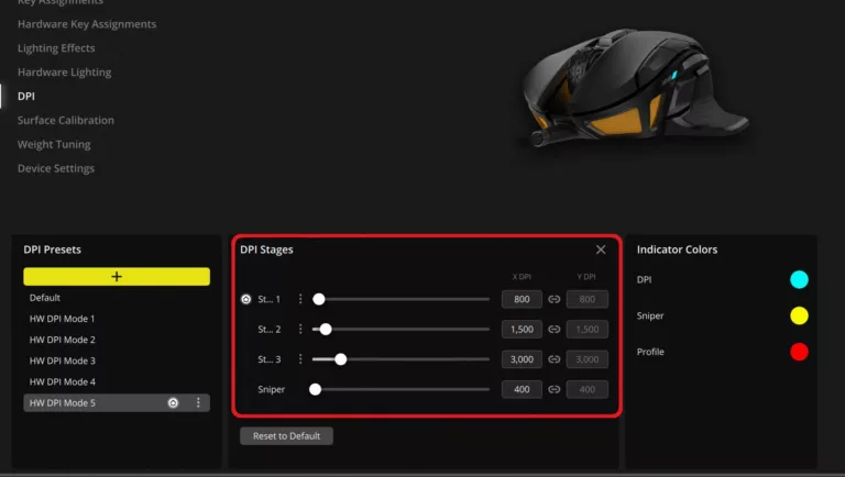 How to Change Mouse DPI to 800? 3