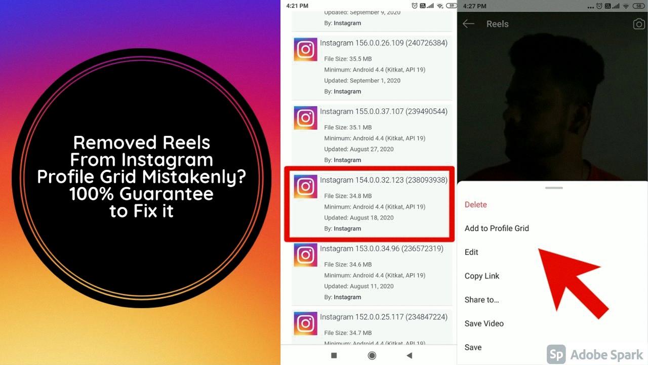 how to get reels back on instagram
