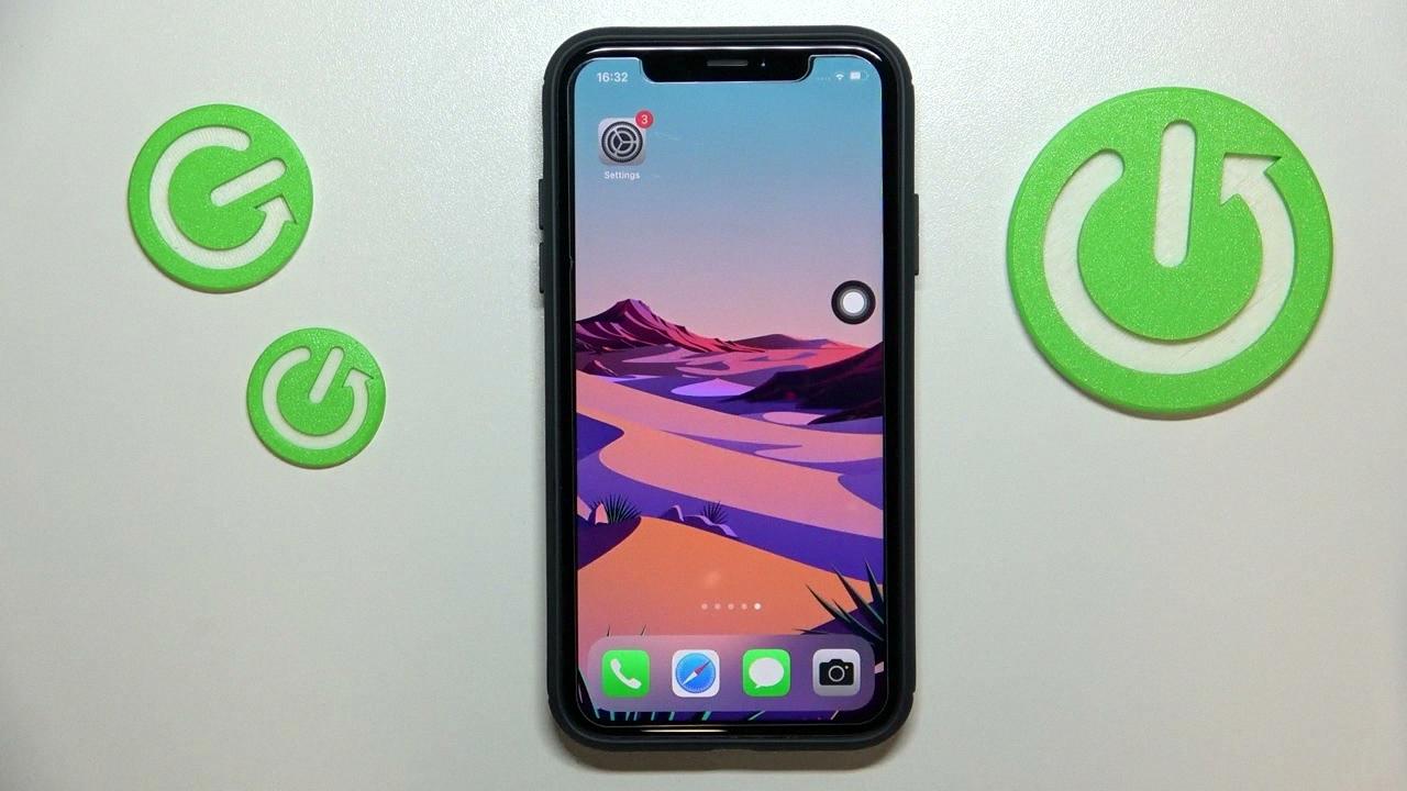 how to get rid of the circle on my iphone
