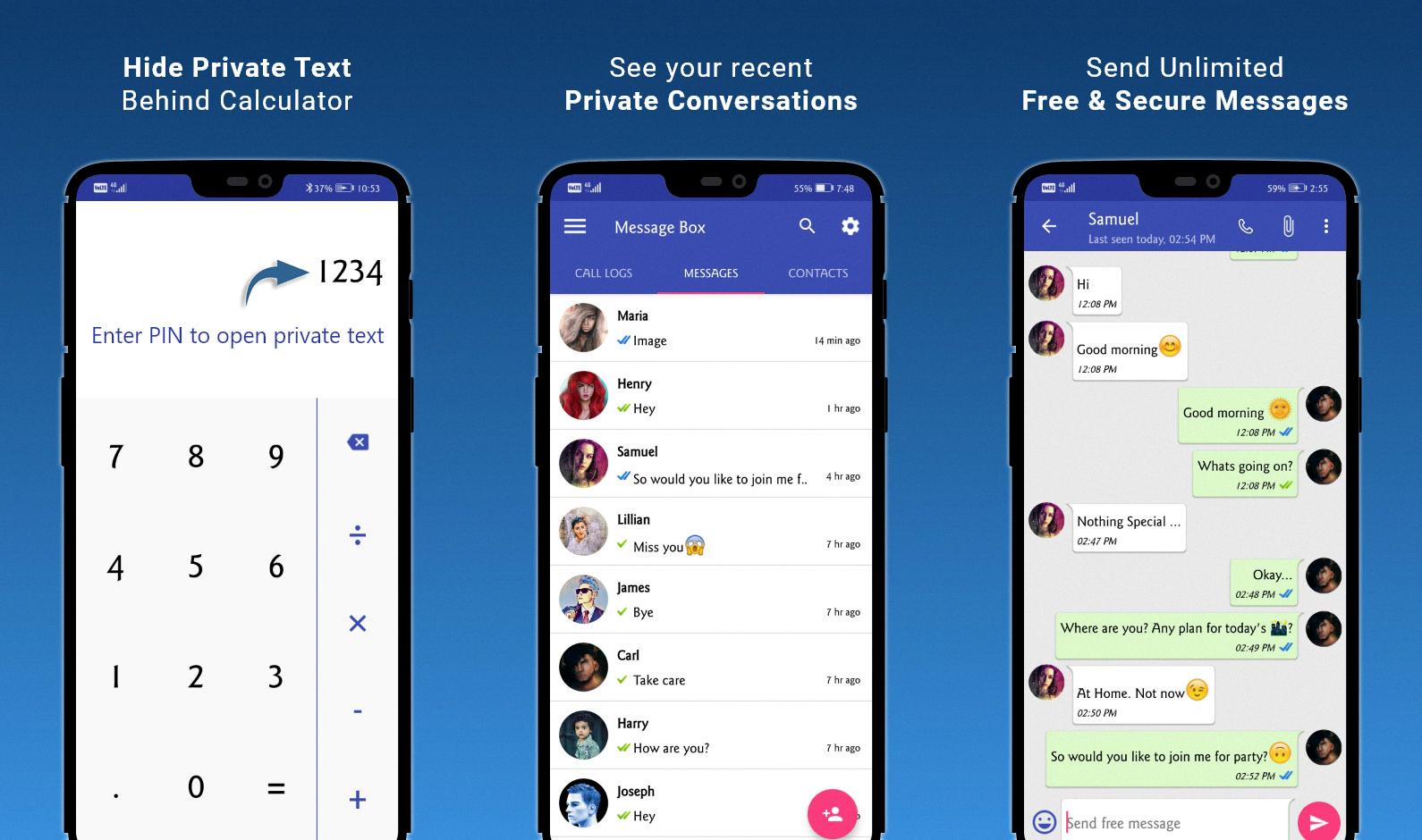 how to hide text messages on android from girlfriend
