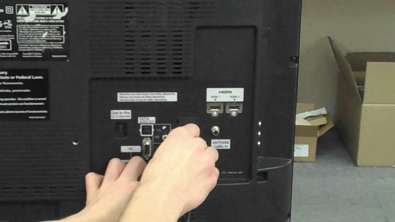 how to hookup a dvd player to a smart tv