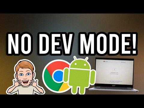how to install apk on chromebook without developer mode