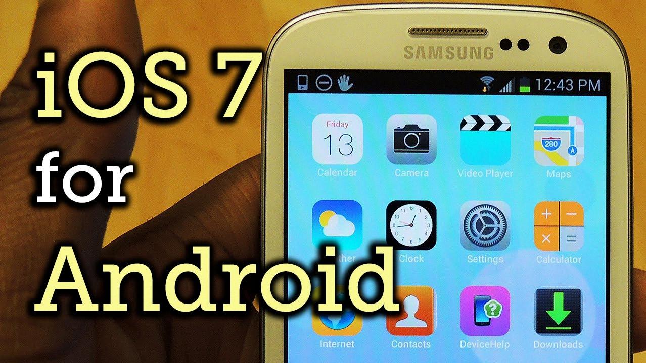 how to install ios 7 rom on android