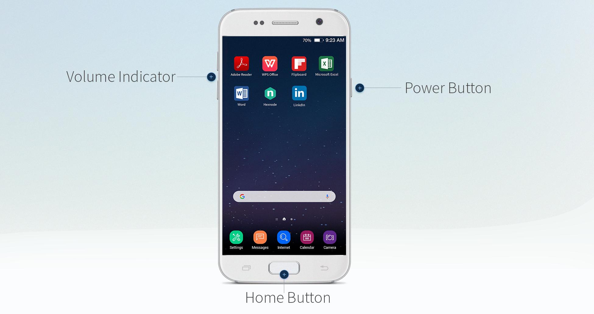 how to lock android screen without power button