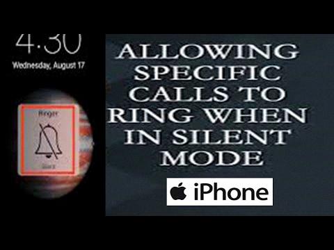 how to make certain contacts ring on silent android