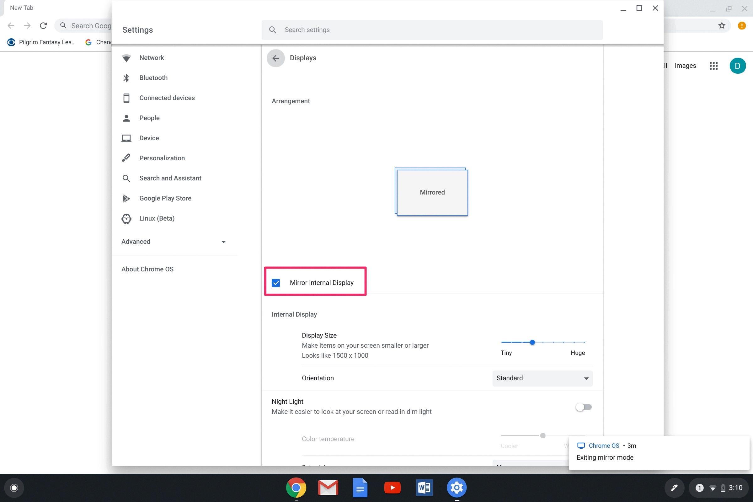 how to mirror chromebook to tv wirelessly
