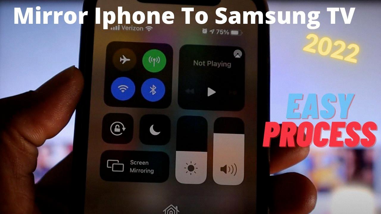 how to mirror iphone to samsung tv free 2020