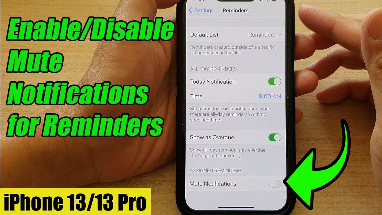 how to mute iphone 13