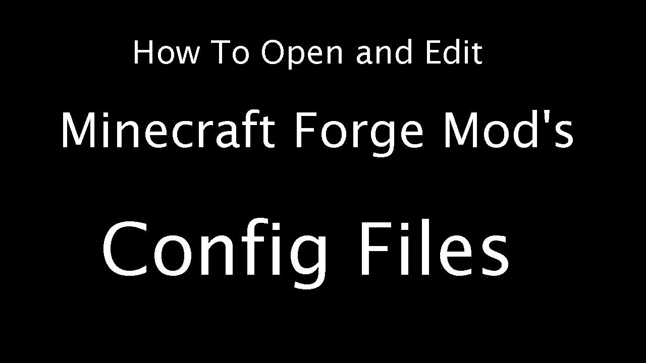 how to open a conf file