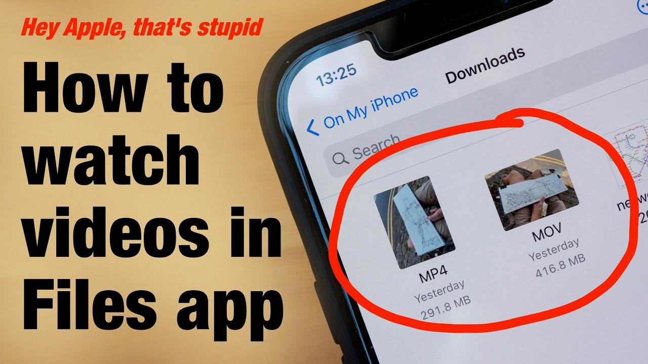 how to play mp4 in iphone