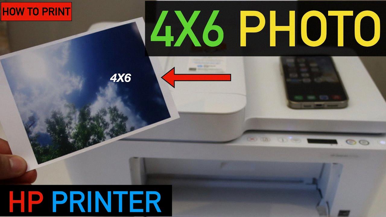 how to print a 4x6 photo from iphone