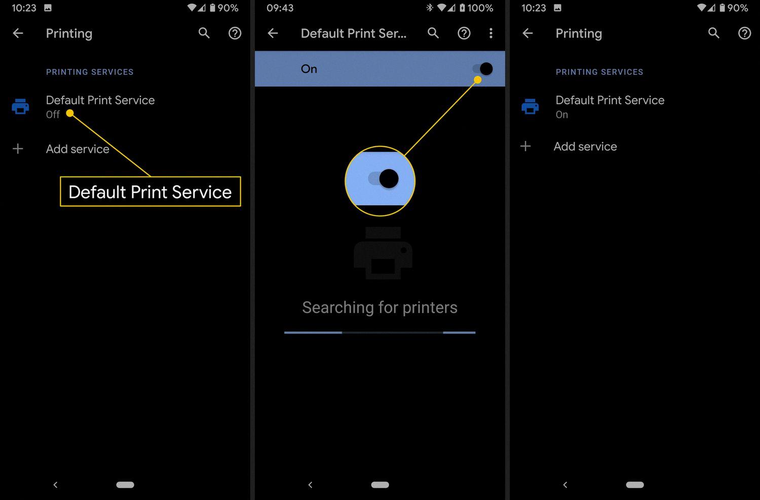 how to print from android phone to network printer