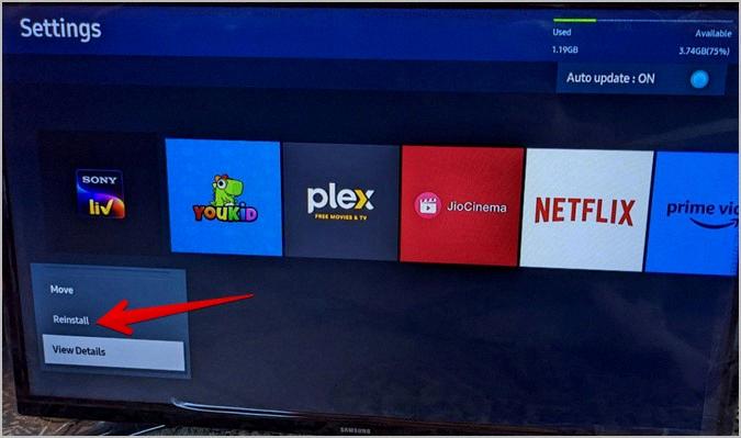 how to rearrange apps on samsung tv 2021