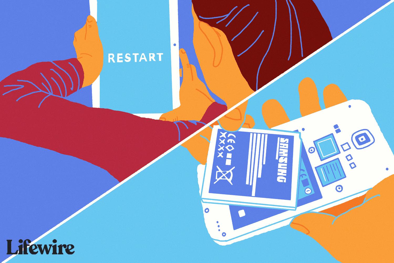 how to reboot android tablet