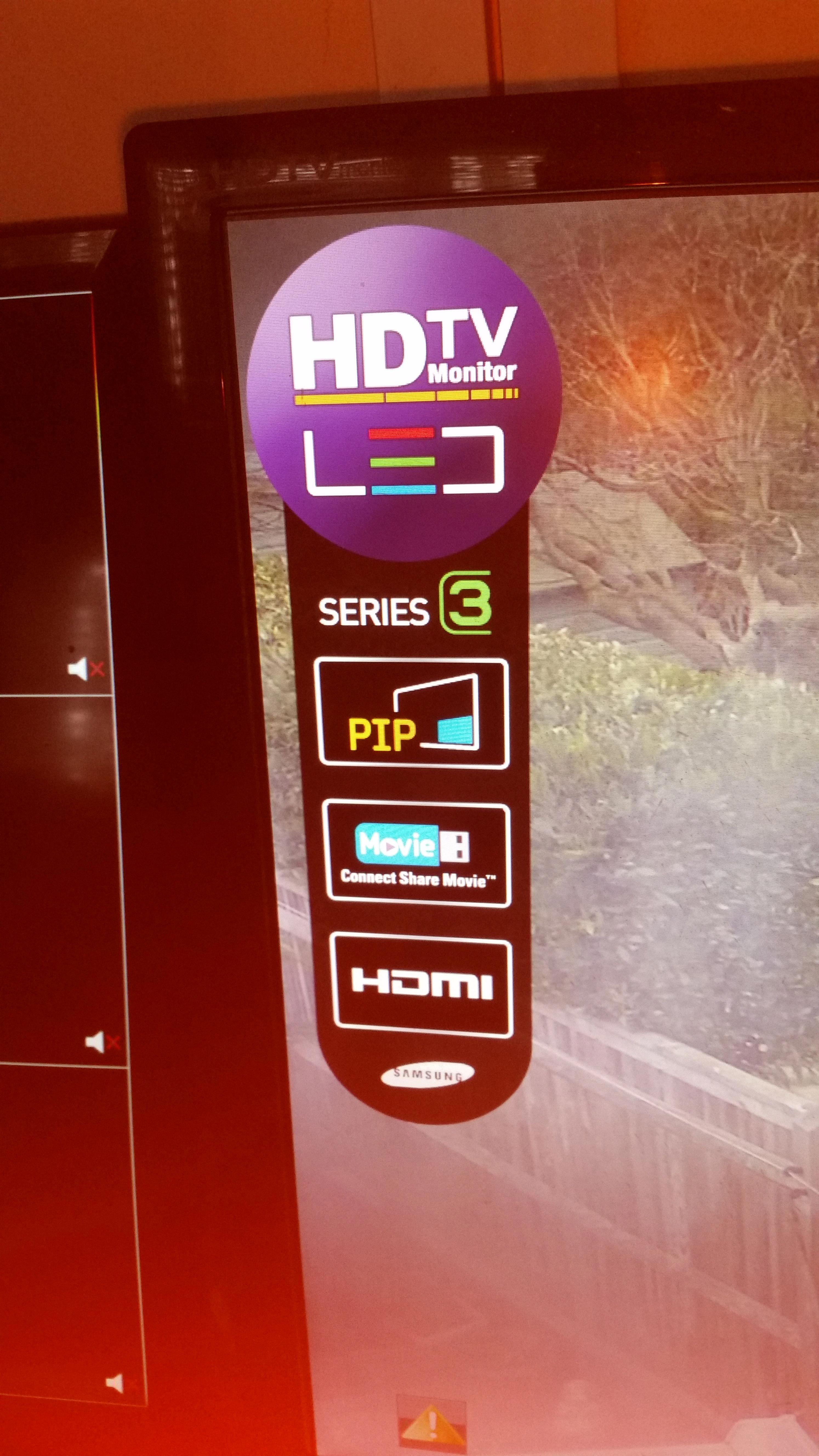 how to remove banner from samsung tv without remote