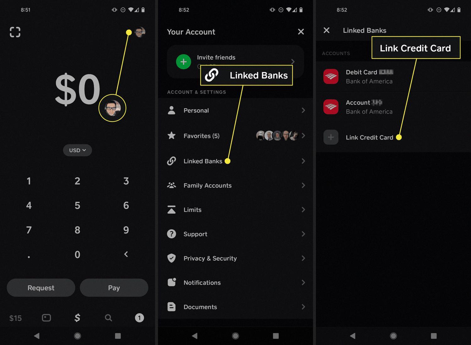 how to remove debit card from cash app