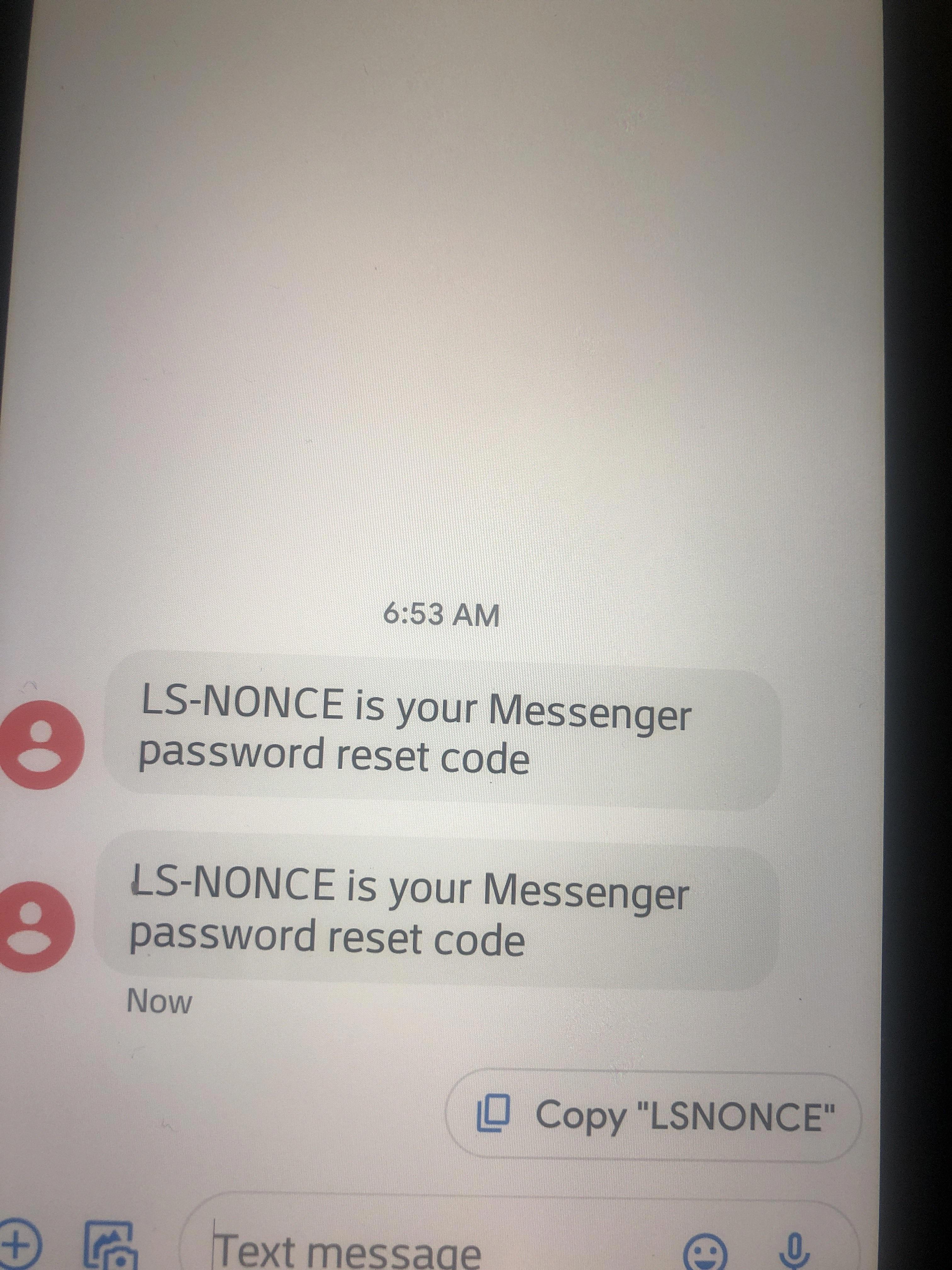 how to reset messenger