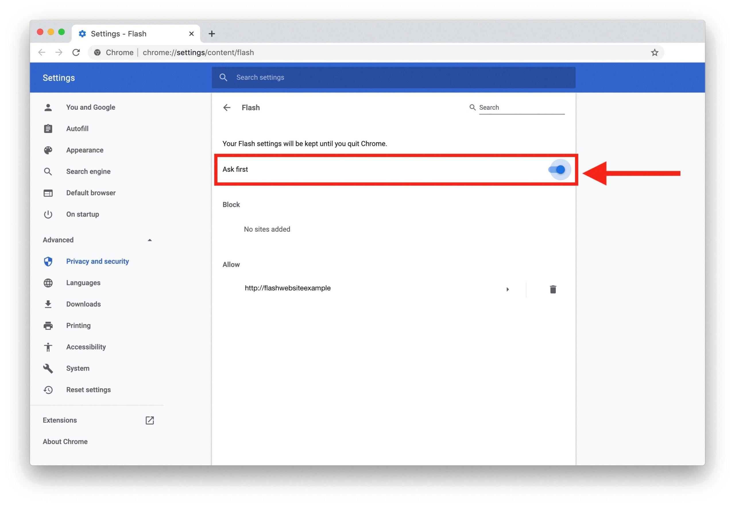 how to run flash player on chrome android