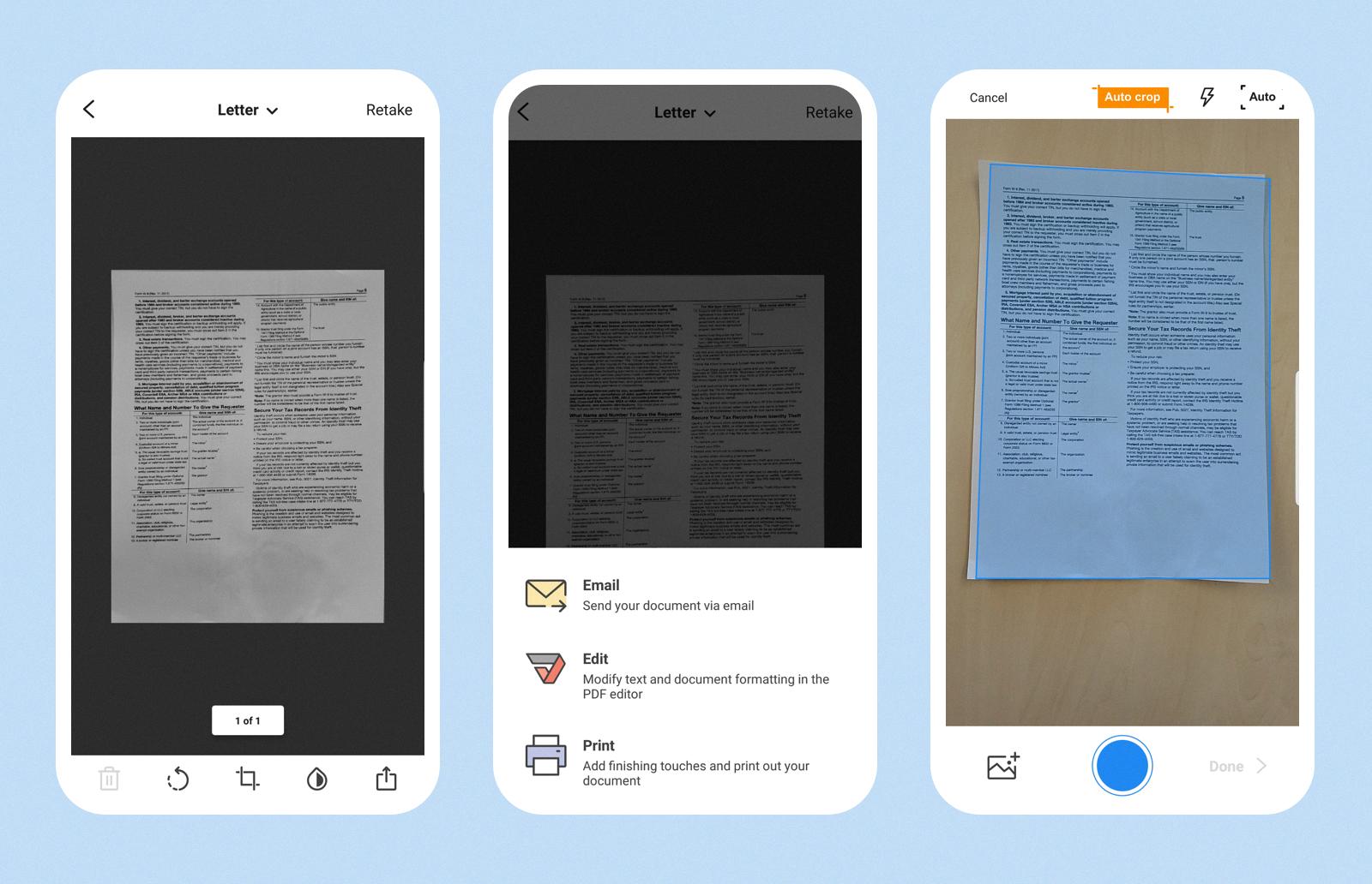 how to scan and edit a document