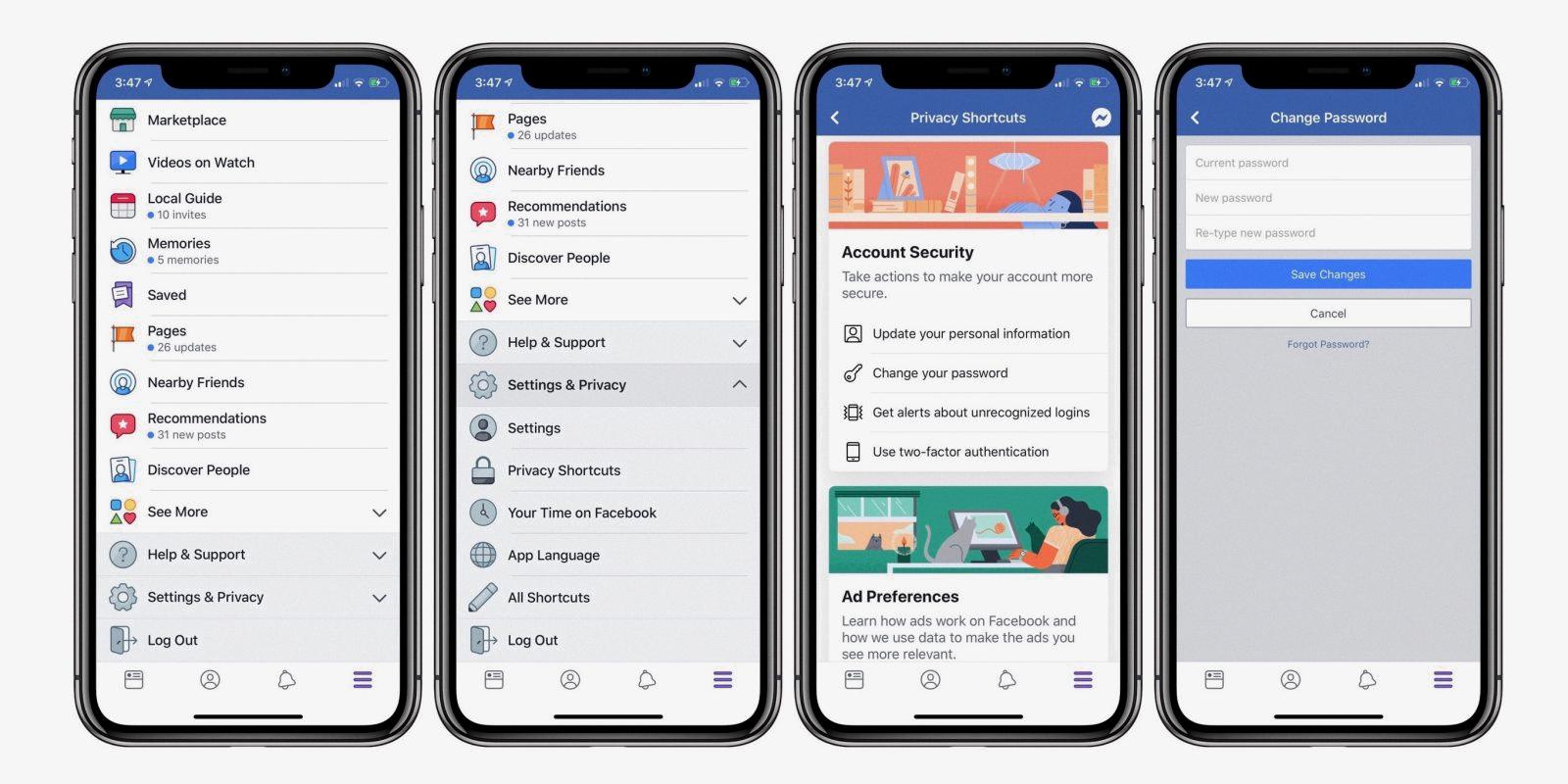 how to see my facebook password on iphone