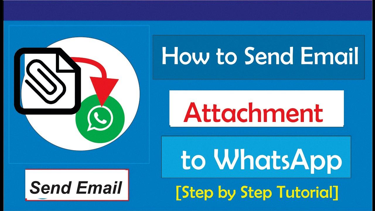 how to send email to whatsapp on iphone