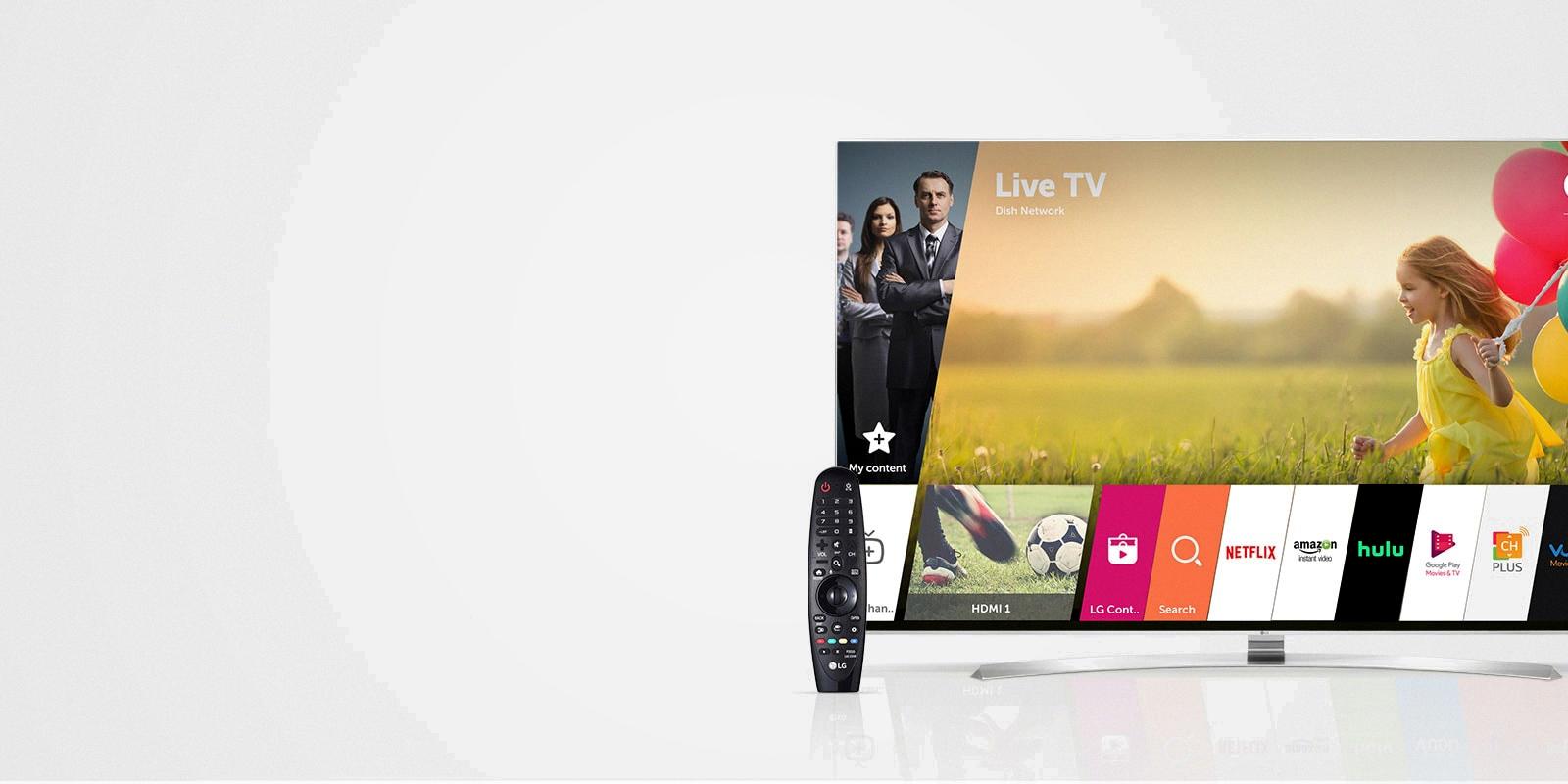how to setup smart tv with dish