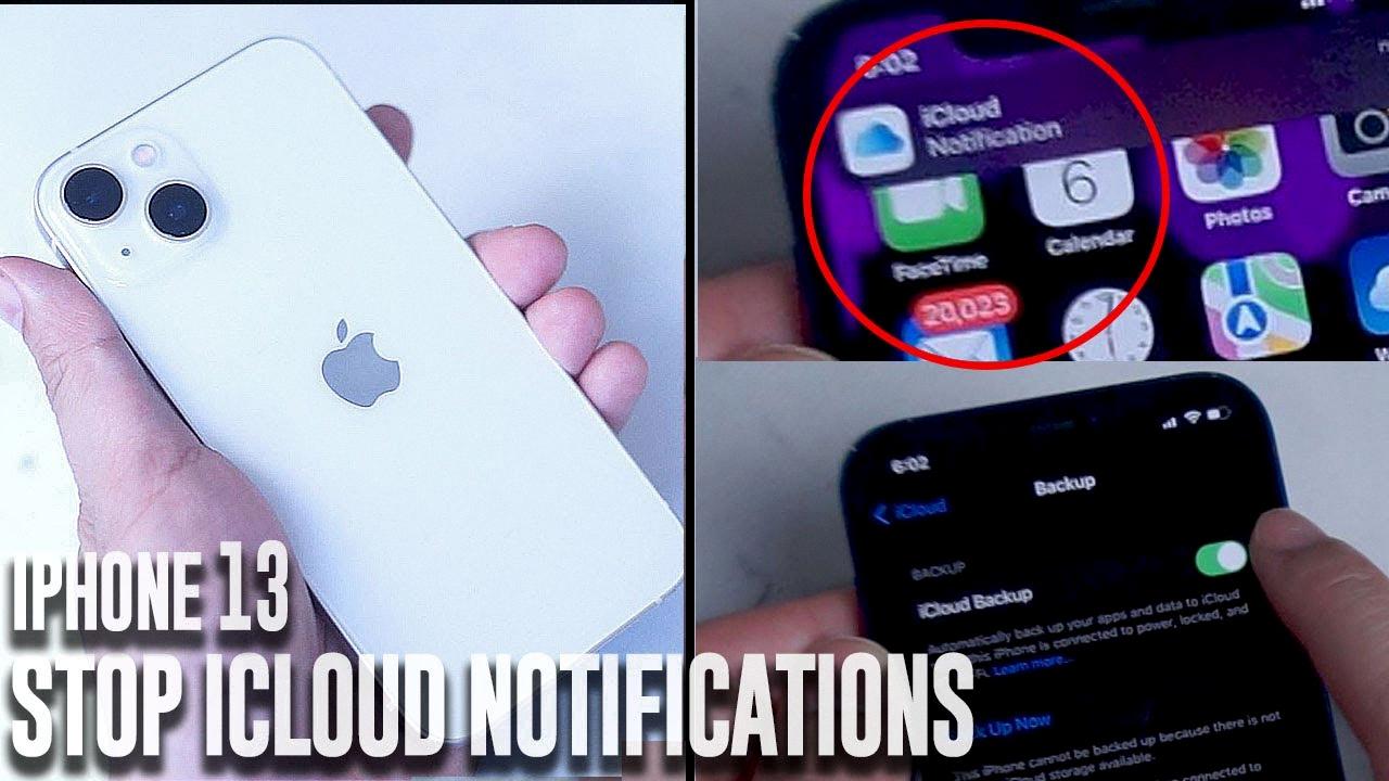 how to stop icloud notifications