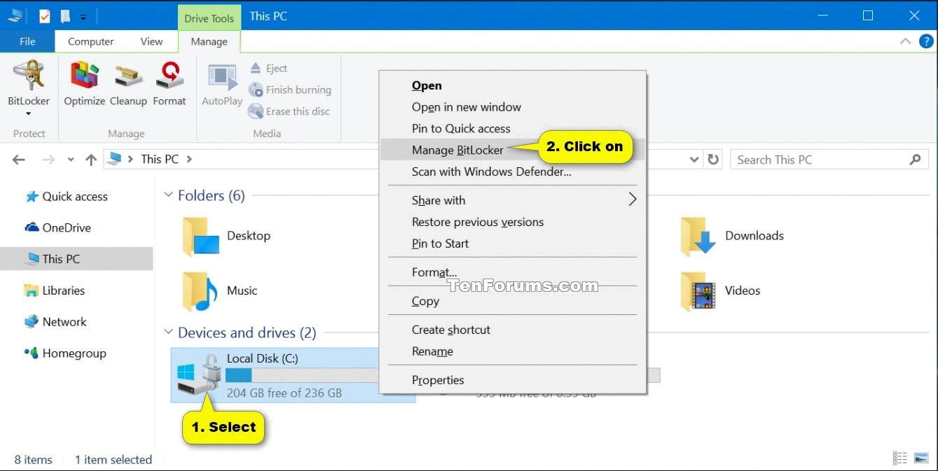 how to suspend bitlocker