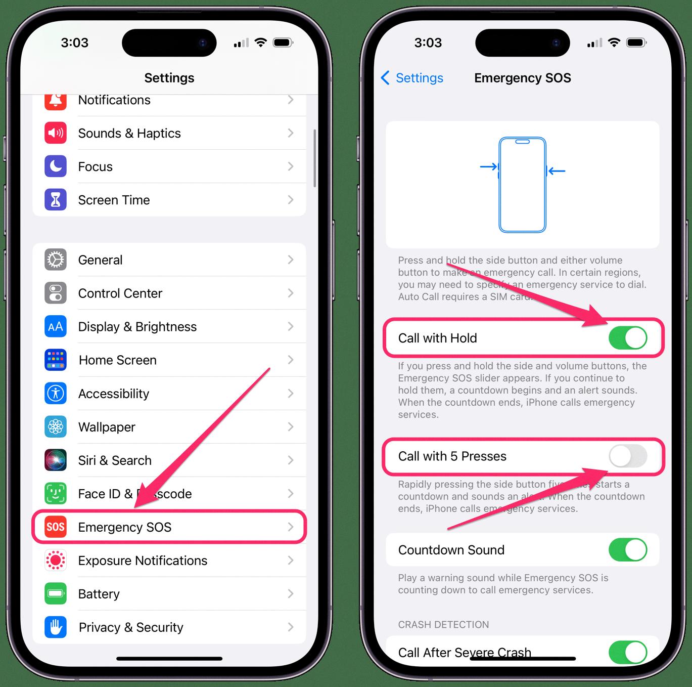how to turn off emergency sos once activated