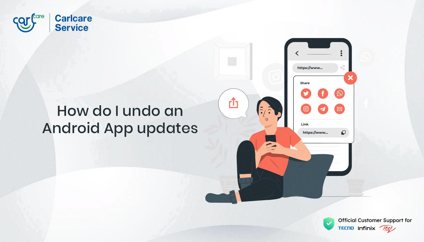 how to undo update app