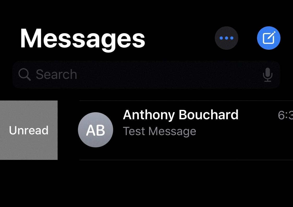 how to unread a message on iphone ios 15