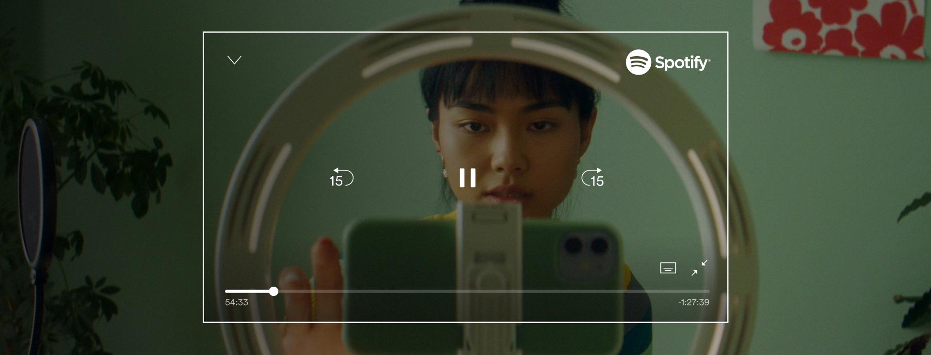 how to watch video on spotify