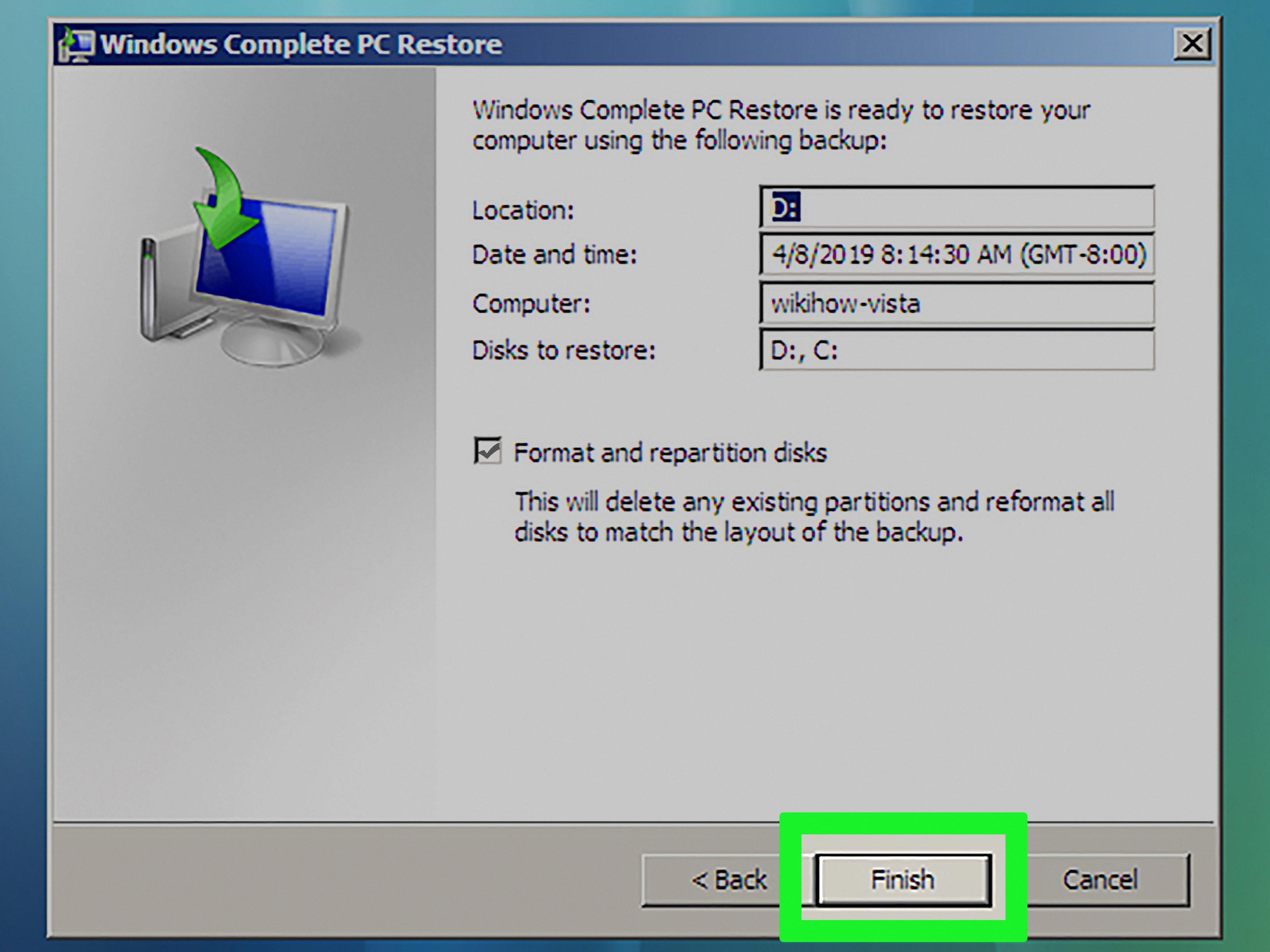 how to wipe hard drive and reinstall windows vista