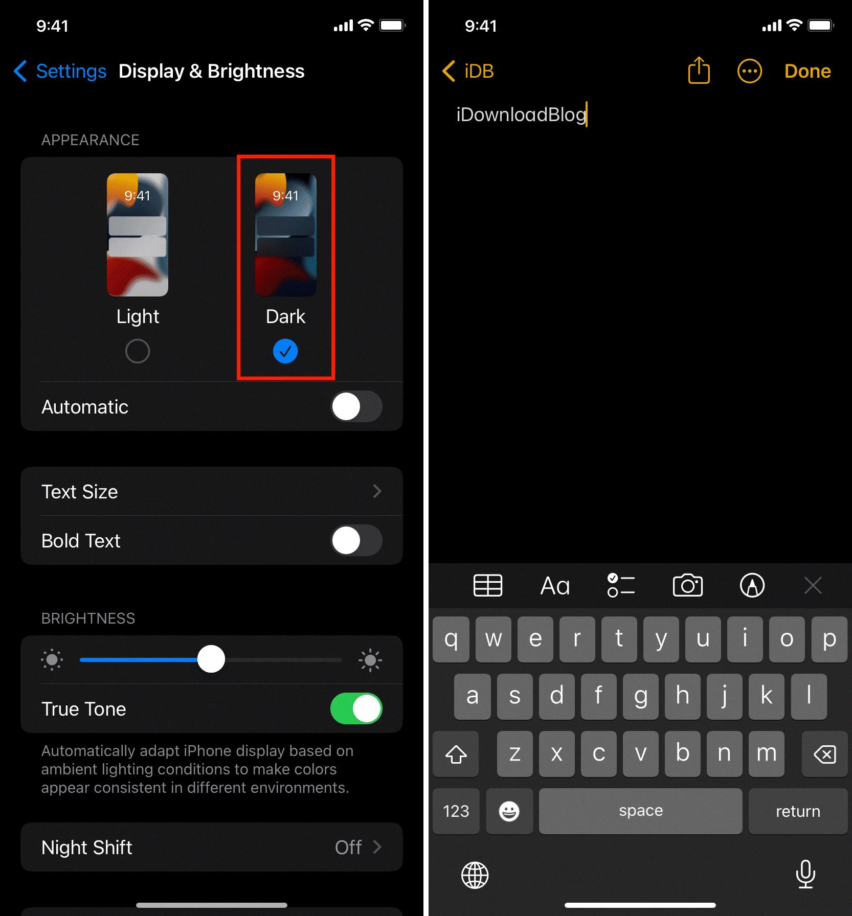 iphone keyboard background