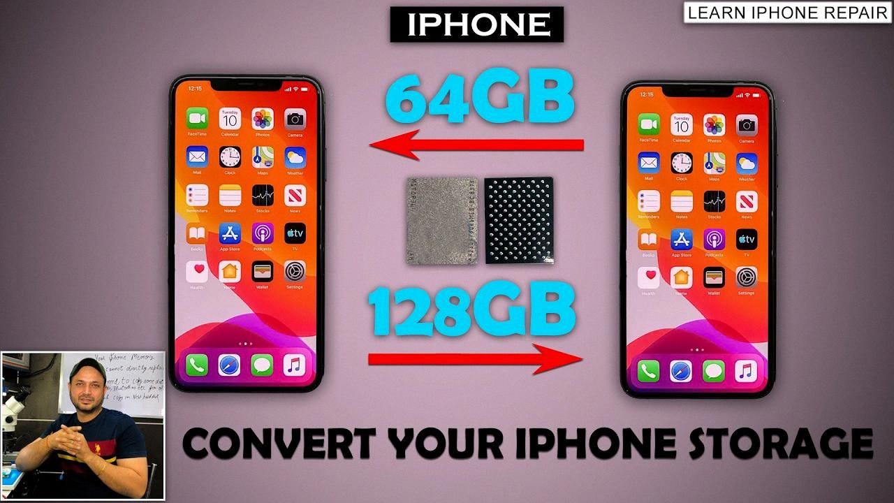 iphone memory upgrade 64gb to 128gb