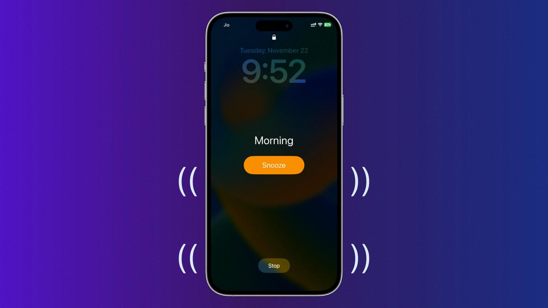 iphone timer vibrate only