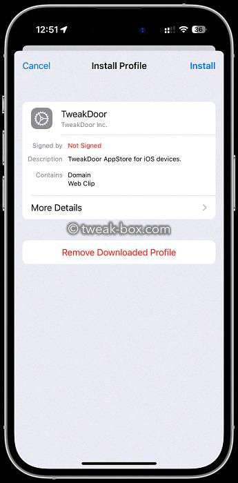 is tweakdoor safe