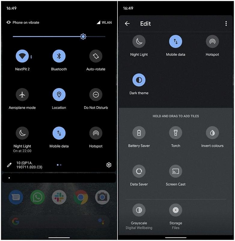 little eye icon on android phone