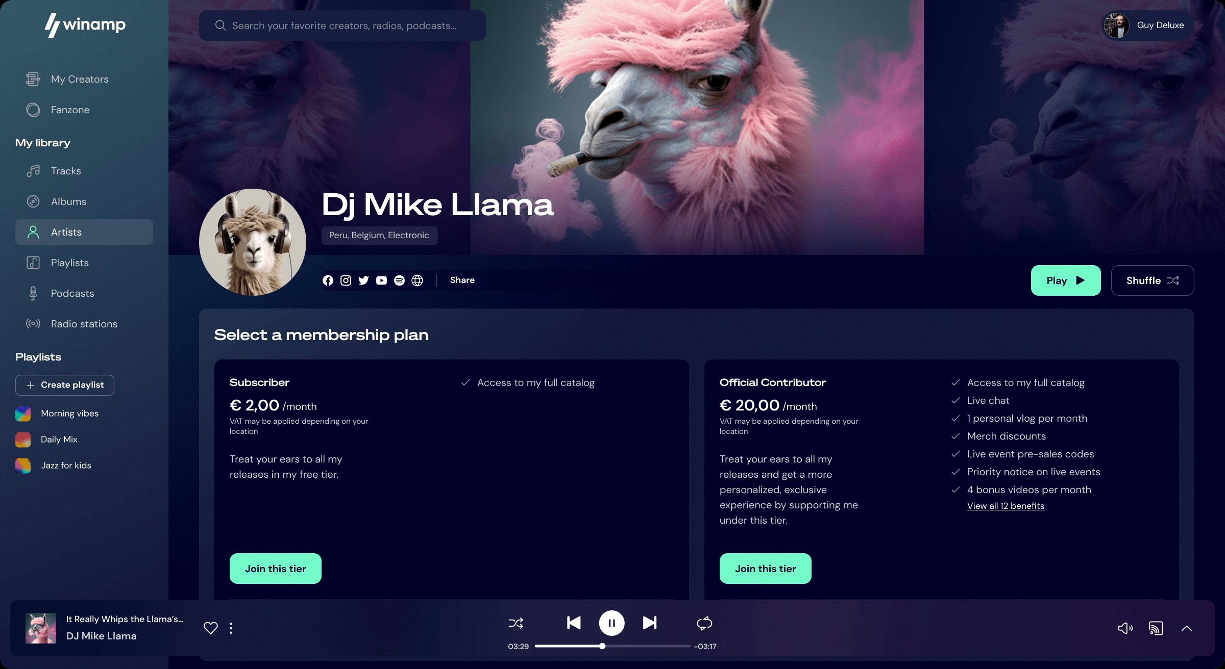 make winamp default player windows 10